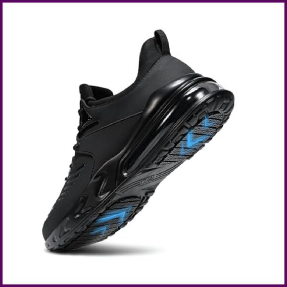 Steel Toe Non-Slip Waterproof Work Shoes Women's Sneakers Slip-On - Picture 3 of 8